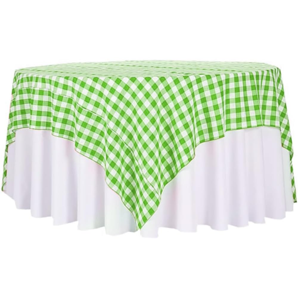 Venuscello® 25 x Paper Table Cover Square Tabletop Disposable Folded Cloth to Protect Table for Birthday Party - 90cm x 90cm