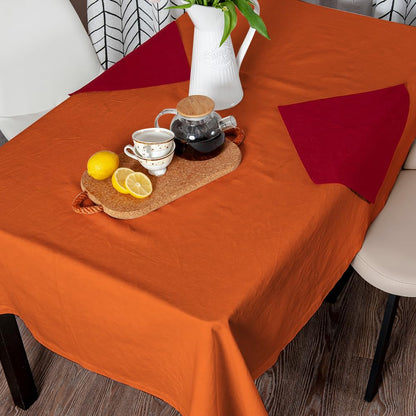 Venuscello® 25 x Paper Table Cover Square Tabletop Disposable Folded Cloth to Protect Table for Birthday Party - 90cm x 90cm