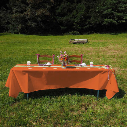 Venuscello® 25 x Paper Table Cover Square Tabletop Disposable Folded Cloth to Protect Table for Birthday Party - 90cm x 90cm