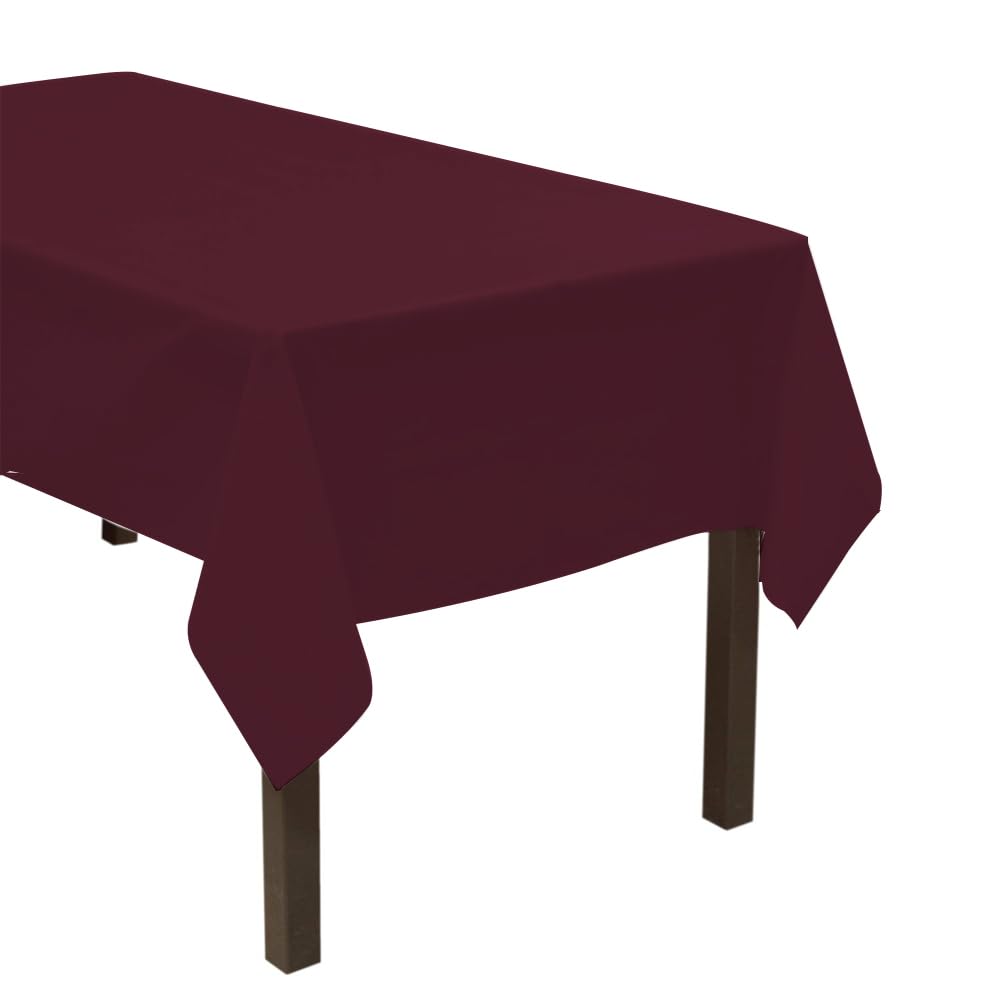 Venuscello® 25 x Paper Table Cover Square Tabletop Disposable Folded Cloth to Protect Table for Birthday Party - 90cm x 90cm