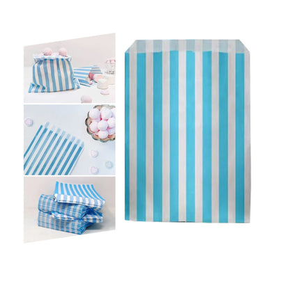 Venuscello® Candy Bags Striped Sweet Paper Bag for Sweets Christmas Party Halloween Wedding & Baby Shower