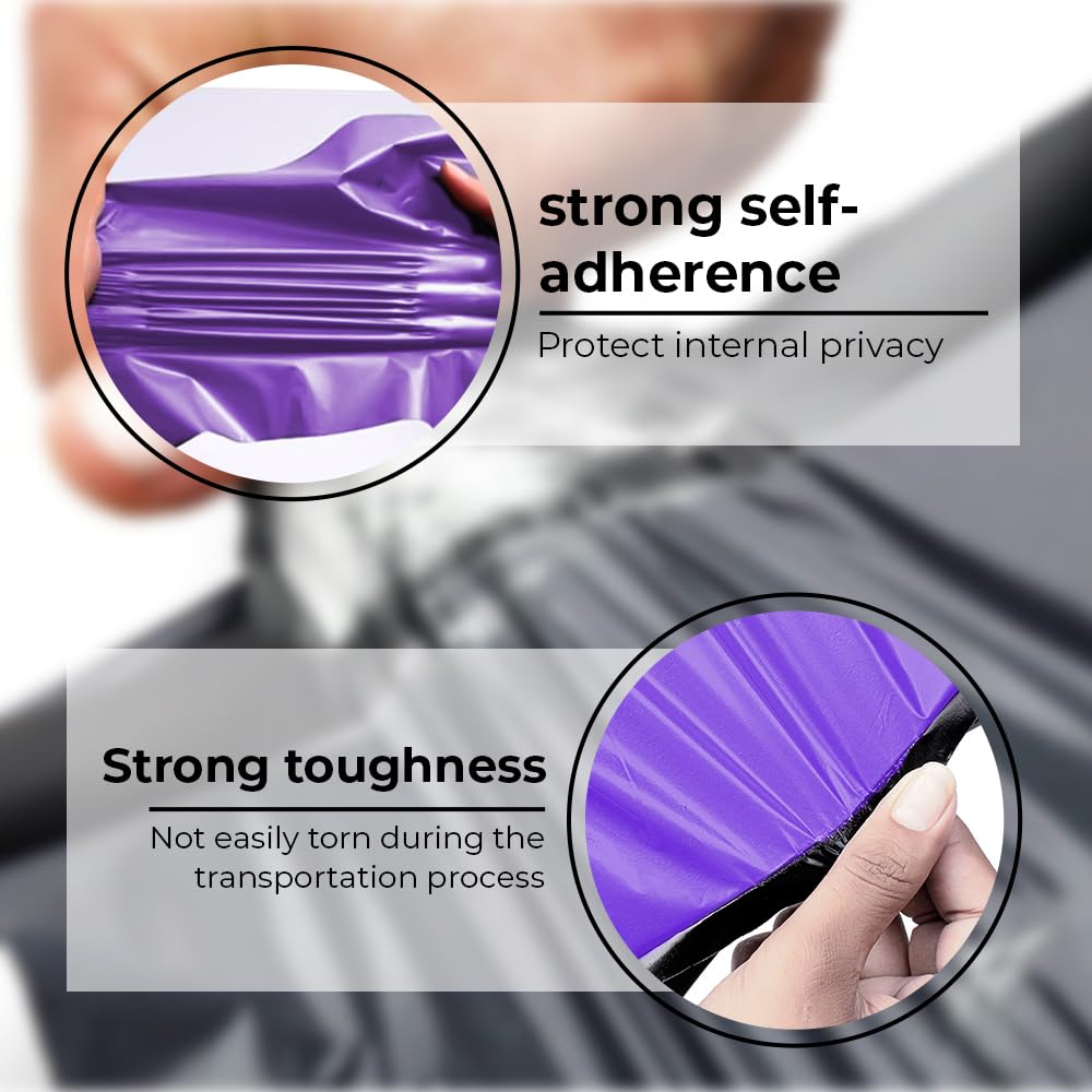Strong Large Purple Mailing Postal Postage Bags Packaging Mailers, Venuscello [Use in Parcel, Delivery, Shipping, Mail, Package] [Plastic Envelopes]