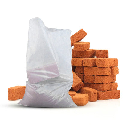 Venuscello® Strong Heavy Duty Clear Plastic Rubble Bags/Sacks Builders Bags 36" X 48" 400 Gauge (200)