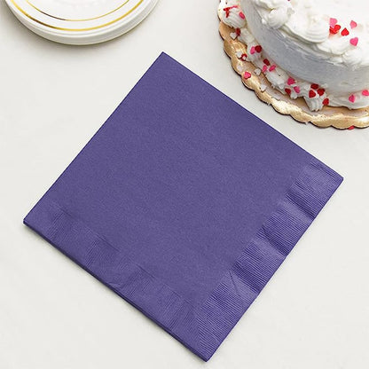 Venuscello Swantex Paper Napkins Parties Napkins Multicolored 33cm & 40cm 2-Ply Disposable Ideal for Birthday, Wedding Catering & Dinner