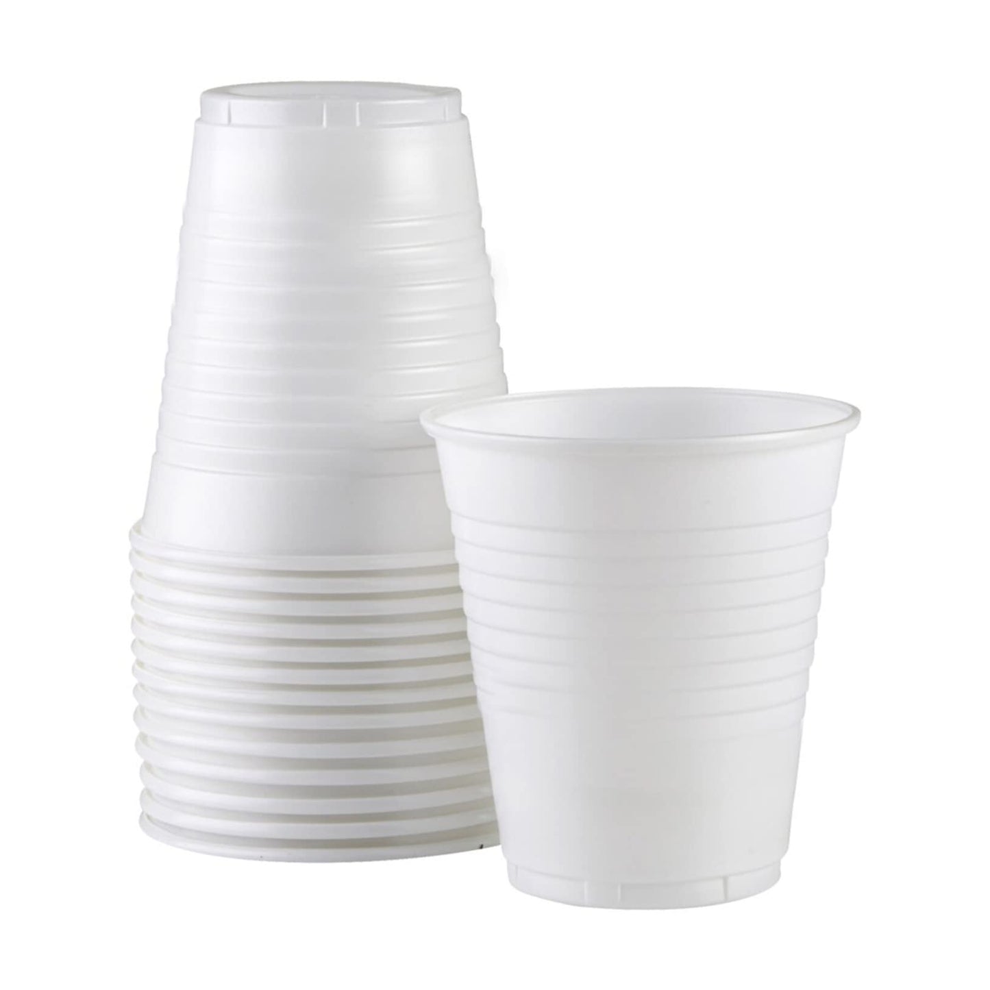 Venuscello® 100 x Disposable Plastic Cutlery Party Tableware Set Banquet Roll Paper Plates 3 Section Plastic Dishes Cups & Napkins for Catering Supply