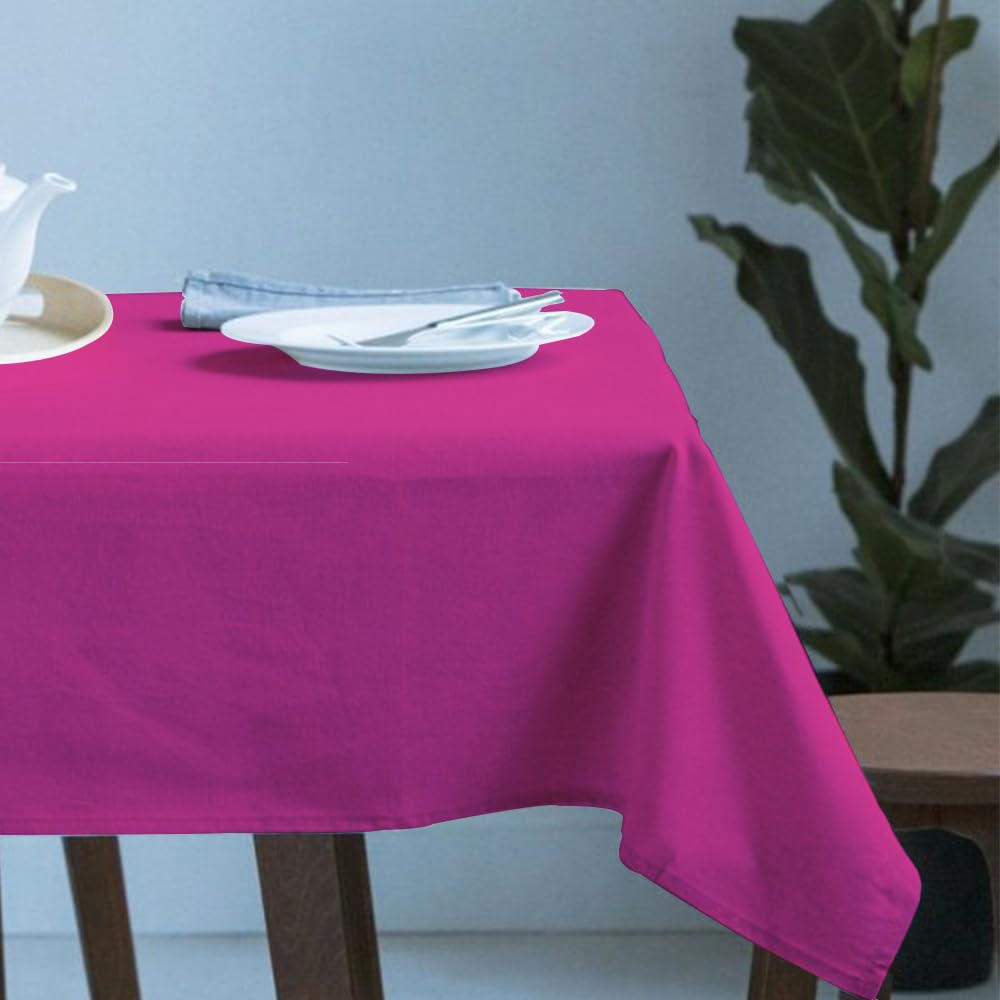Venuscello Paper Table Cover Cloths, 90cm x 90cm Square, Disposable, Folded, for Birthday Party