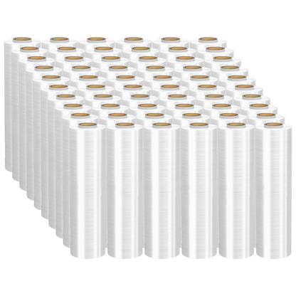 Venuscello 400mm x 250m Pallet Wrap – Mega Stretch Shrink Wrap Roll | Clear Non-Extended Core 14mu Cling Film | Waterproof & Tear-Resistant for Secure Industrial Packaging & House Moving