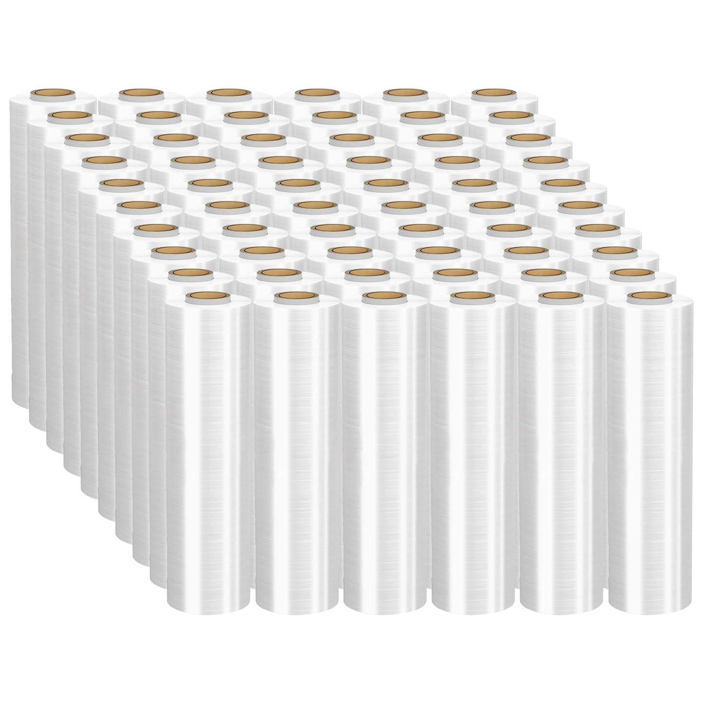 Venuscello 500mm x 300m Pallet Wrap – Mega Stretch Shrink Wrap Roll | Clear Non-Extended Core 17mu Cling Film | Waterproof & Tear-Resistant for Secure Industrial Packaging & House Moving