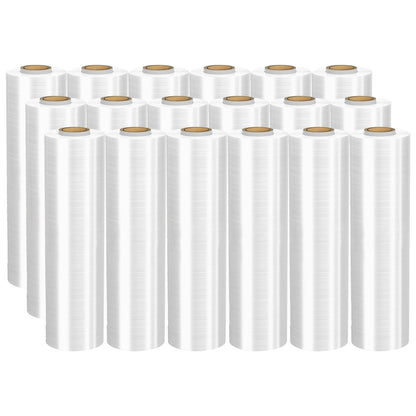 Venuscello 500mm x 300m Pallet Wrap – Mega Stretch Shrink Wrap Roll | Clear Non-Extended Core 17mu Cling Film | Waterproof & Tear-Resistant for Secure Industrial Packaging & House Moving
