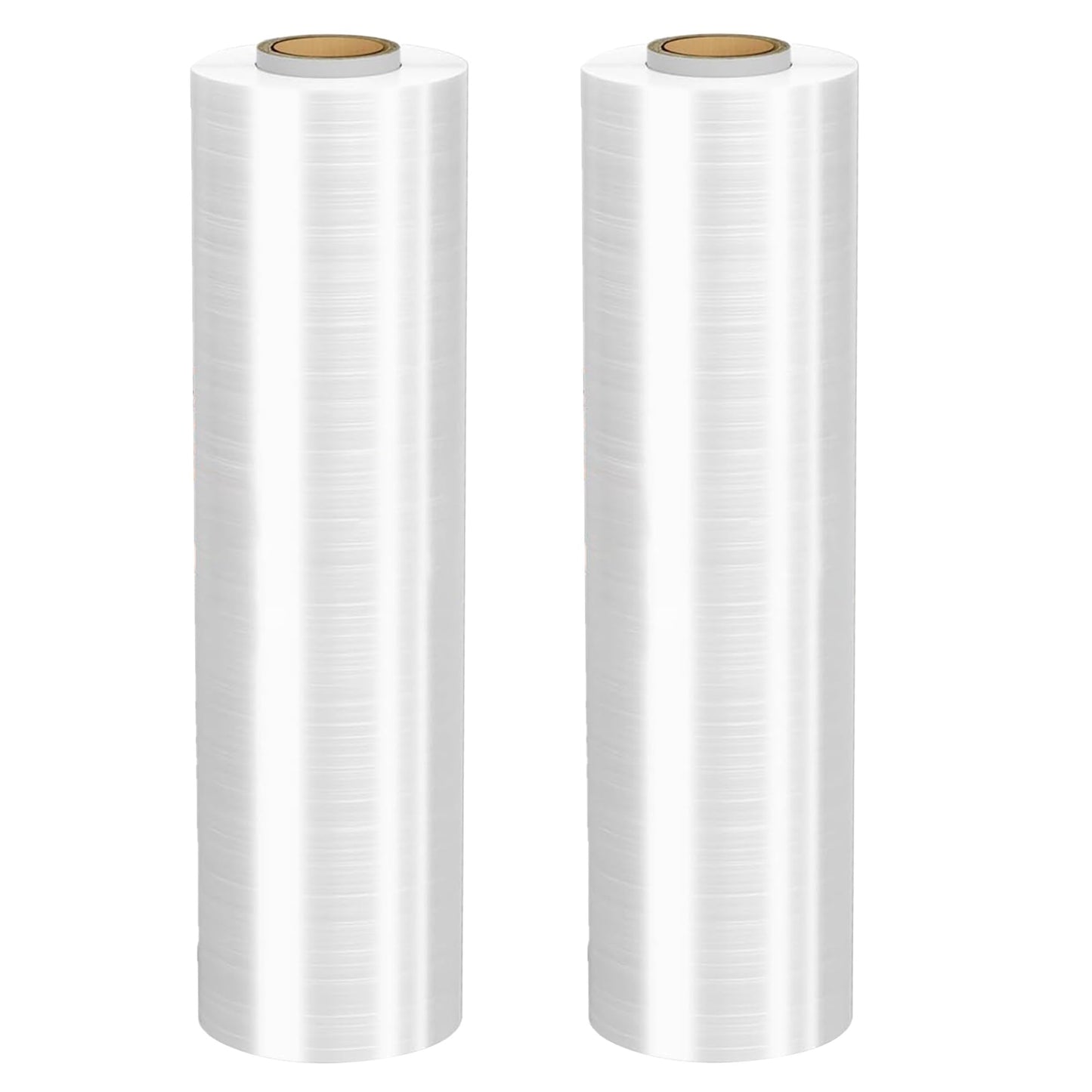 Venuscello 400mm x 250m Pallet Wrap – Mega Stretch Shrink Wrap Roll | Clear Non-Extended Core 14mu Cling Film | Waterproof & Tear-Resistant for Secure Industrial Packaging & House Moving