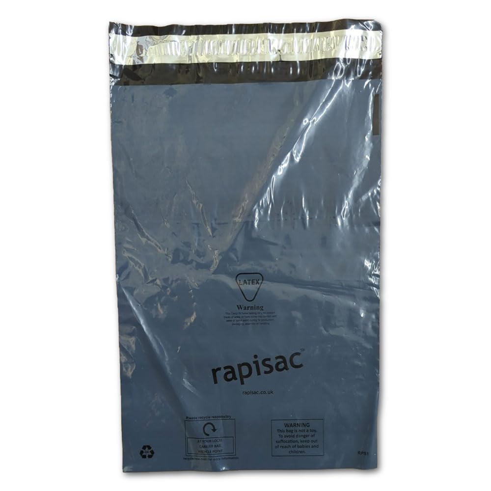 80,000 Strong Large Misprinted Dark Grey Mailing Postal Postage Bags Full Pallet 8 x 12 Packaging Mailers [Use in Parcel, Delivery, Shipping, Mail, Package] [Plastic Envelopes]