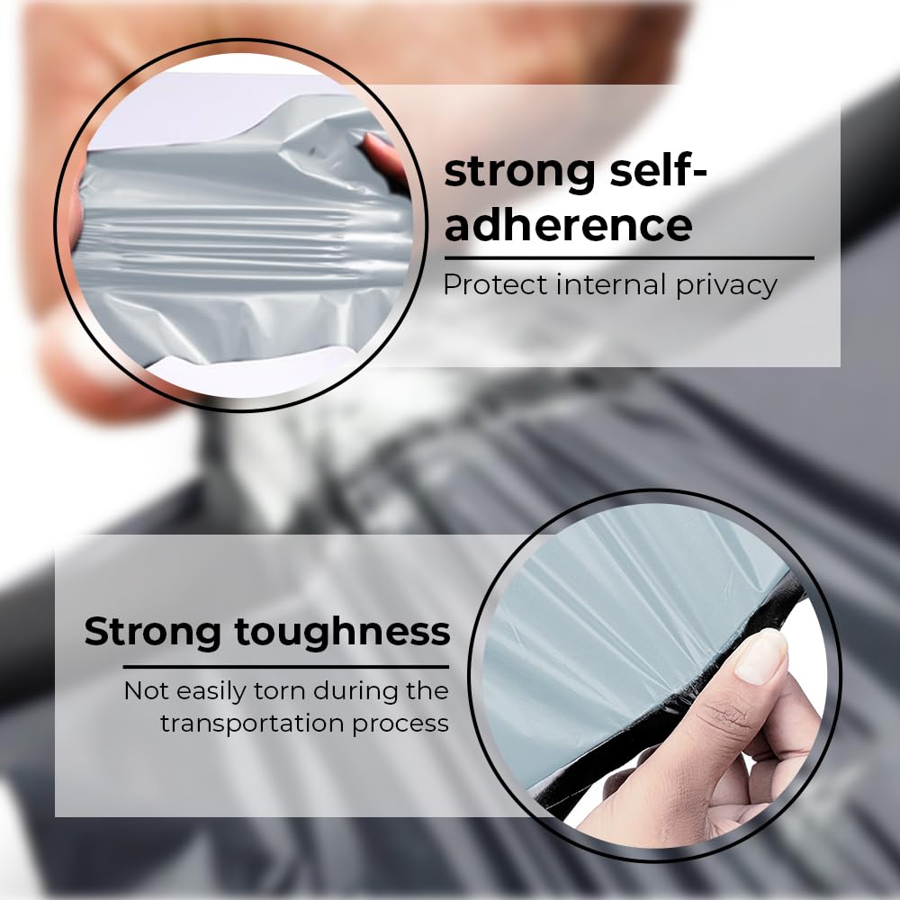 Strong Large Misprinted Light Grey Mailing Postal Postage Bags 12 x 16" Packaging Mailers [Use in Parcel, Delivery, Shipping, Mail, Package] [Plastic Envelopes]