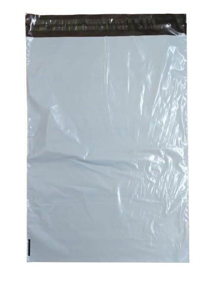 Strong Large Misprinted Light Grey Mailing Postal Postage Bags 12 x 16" Packaging Mailers [Use in Parcel, Delivery, Shipping, Mail, Package] [Plastic Envelopes]