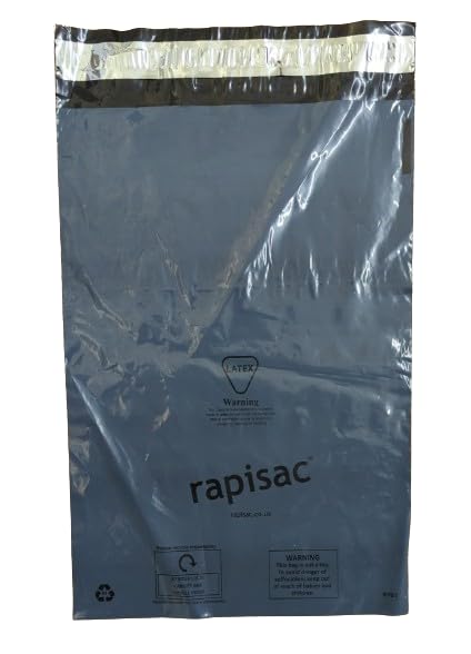 80,000 Strong Large Misprinted Dark Grey Mailing Postal Postage Bags Full Pallet 8 x 12 Packaging Mailers [Use in Parcel, Delivery, Shipping, Mail, Package] [Plastic Envelopes]