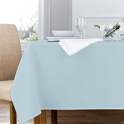 Venuscello Paper Table Cover Cloths, 90cm x 90cm Square, Disposable, Folded, for Birthday Party