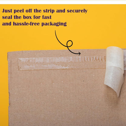 Large Letter Cardboard Boxes - Peel & Seal Corrugated Shipping Boxes for Parcels, E-Commerce & Gifts - Sturdy, Lightweight & Royal Mail Compatible