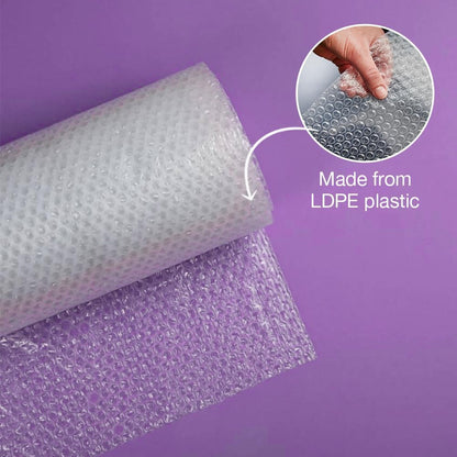 Venuscello Large Bubble Wrap – Air Bubbles Packaging for House Moving & Packing Storage Boxes Easy Packing, Office and Industrial Use