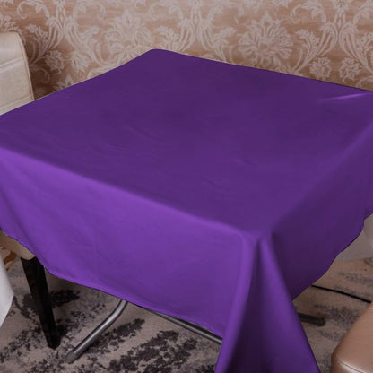 Venuscello Paper Table Cover Cloths, 90cm x 90cm Square, Disposable, Folded, for Birthday Party