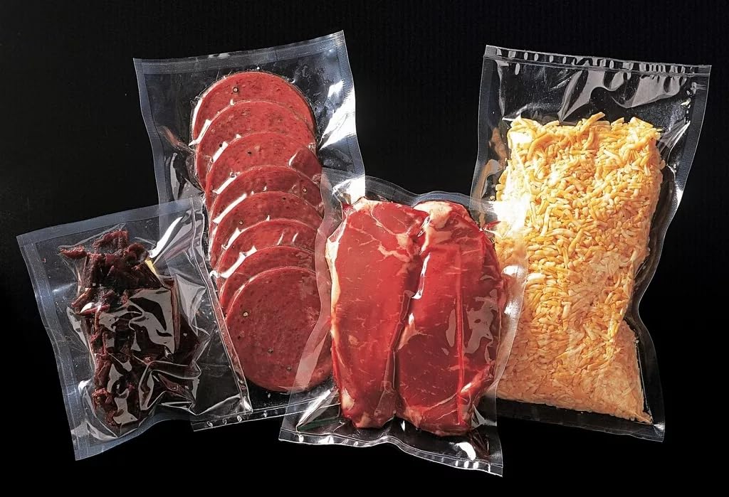 Venuscello Clear Vacuum Sealer Bags, 70mu, Food Saver Storage Pouches for Industrial & Commercial Use only