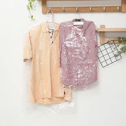 Venuscello® Garment Cloths Cover Bags on Roll 32" Clear Polythene for Carrying pressed Shirt, blazers, suits and dresses -100 Gauge