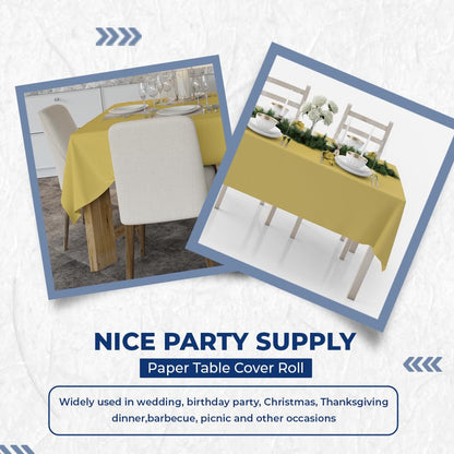 Venuscello® Biodegradable Disposable Paper White Plates – Party and Wedding Plates for Hot and Cold Foods Microwave