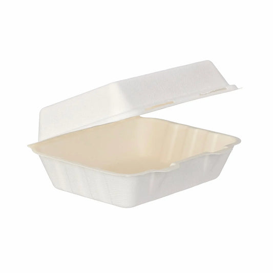Fish And Chips Boxes 7.5” x 6” Bio degradable Bagasse Takeaway Container
