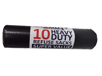 Bin Liner Heavy Duty Refuse Sacks Black Rubbish Wastage Bag 14" x 32" x 30" 20mu