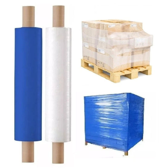 Pallet Stretch Shrink Wrap Cling Wrapping Cling Film Extended 400mm x 600m 9mu