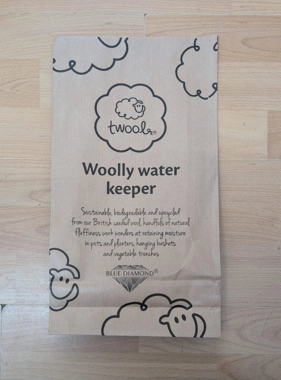 Wooly Water Keeper Bags for Fluffiness Biodegradable - 40cm x 23cm x 7cm