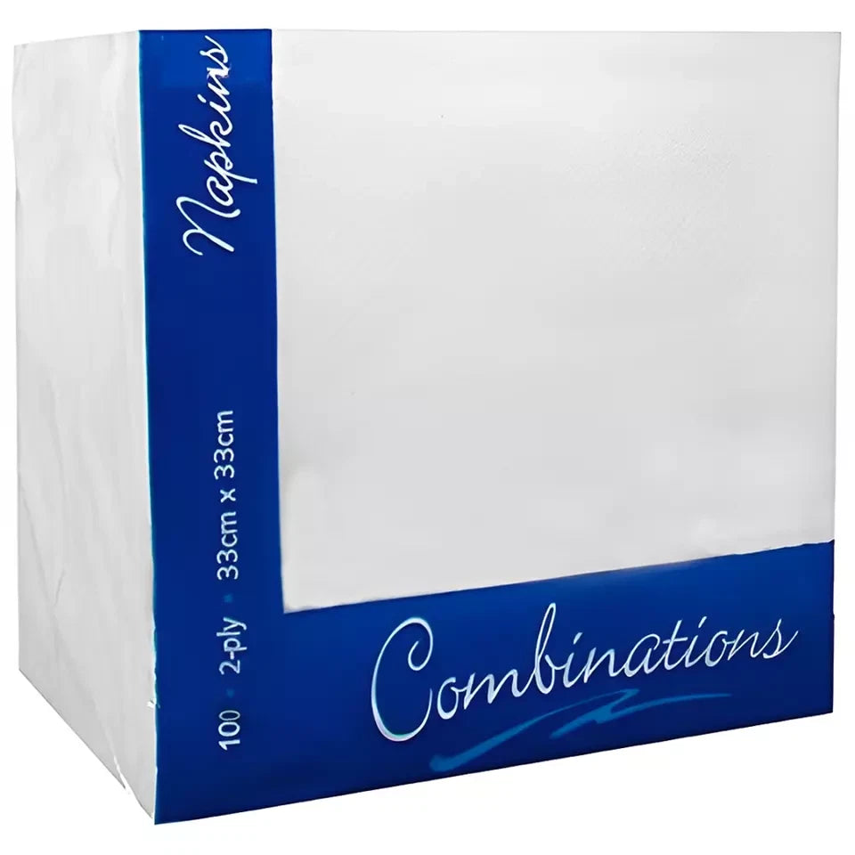 Combination Paper Napkins Colored Serviettes Tissue Paper 40cm x 40cm 3ply