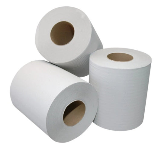 24 x Jumbo Toilet Tissue Paper Roll Absorbent Unscented 95mm x 120m 2ply