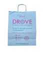 300 x Paper Bags with Rope Handle White Drove Pet Bags 33cm x 26cm x 12cm