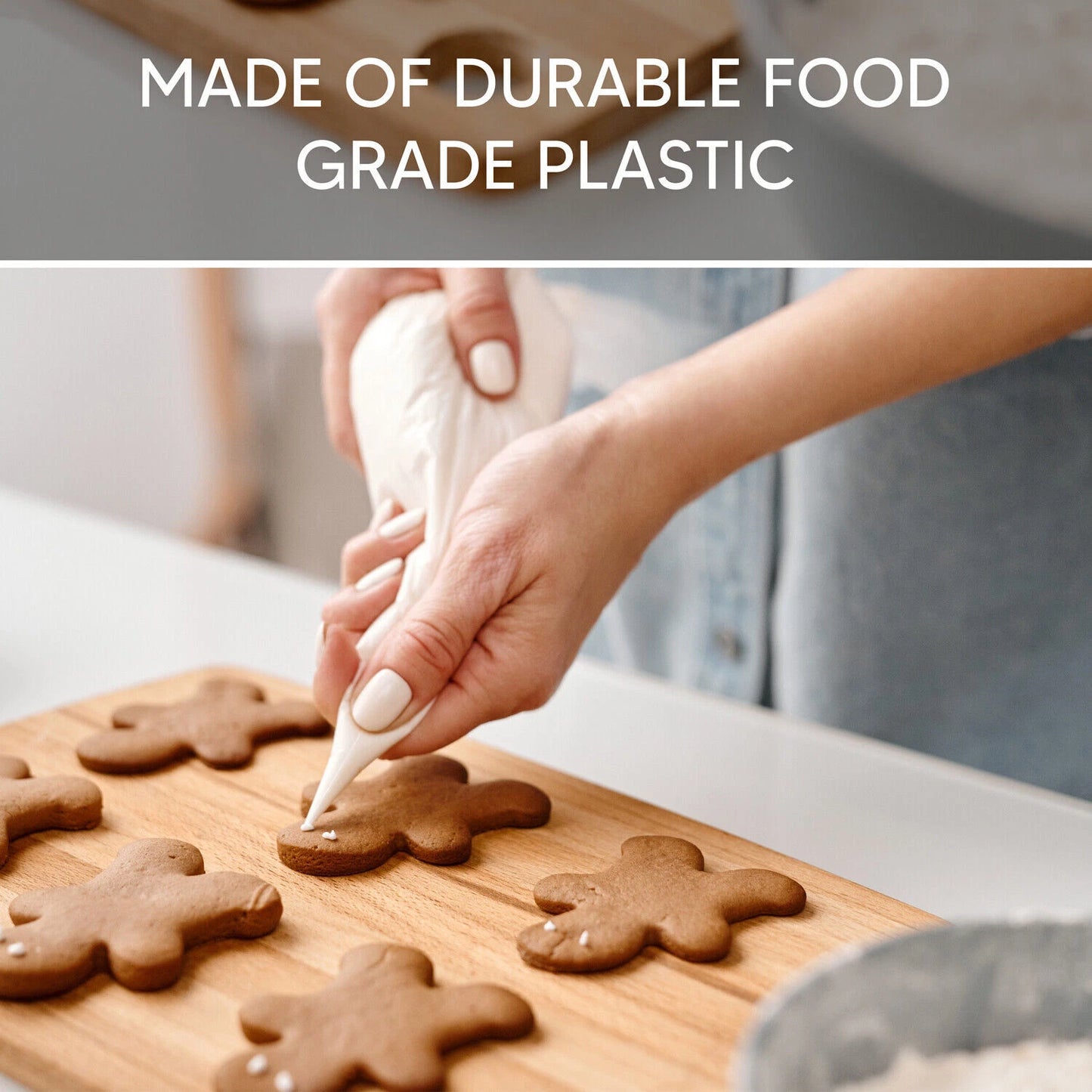 Disposable Icing Piping Bags Clear Savoy Cake Decoration Pastry Bag 18 & 21inch