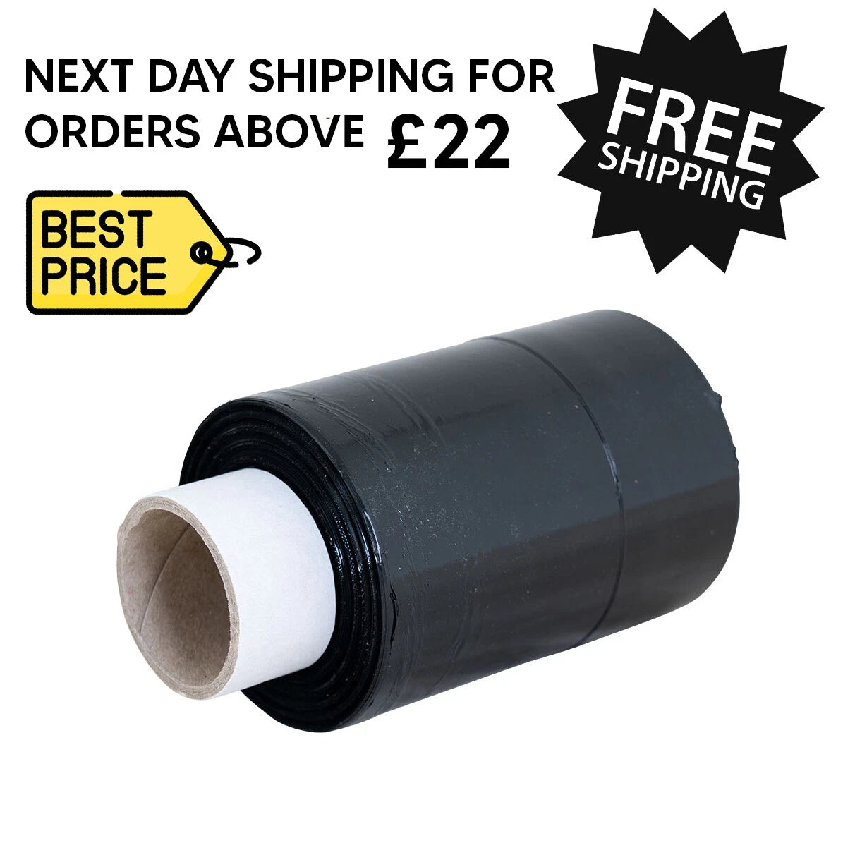 Pallet Wrap Stretch Film 400mm - 500m Shrink Wrap for Industrial Uses Packaging