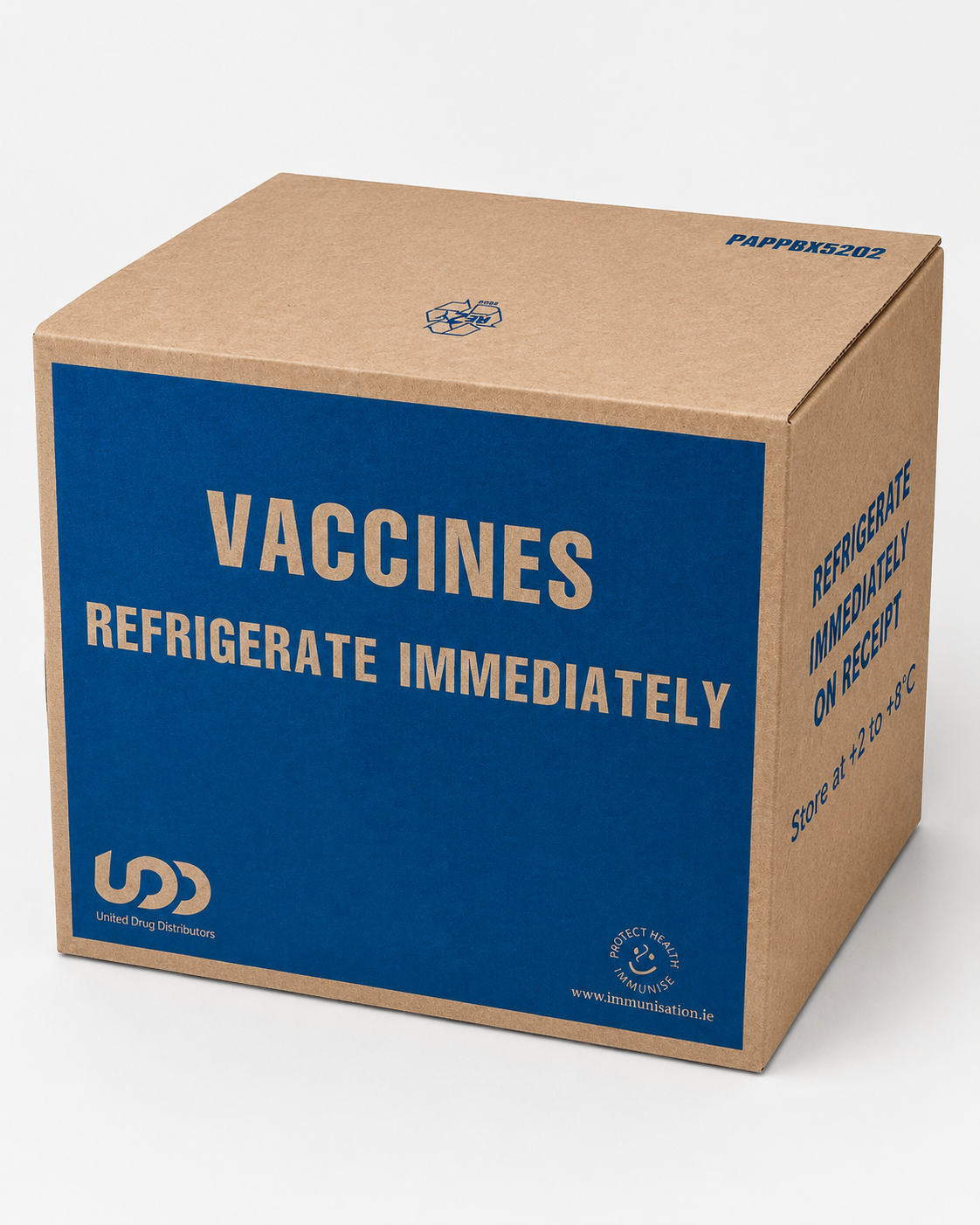 Vaccines Printed - Cardboard Boxes 9.84 × 7.36 × 5.98 Inch