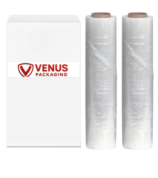 Pallet Wrap Extended Core Clear Stretch Shrink Wrapping Film - 400mm x 23mu, 1Kg