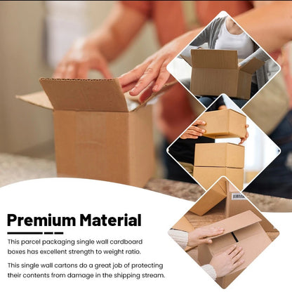Strong Cardboard Boxes Single Wall Parcel Packaging Carton 56cm x 23cm x 18cm