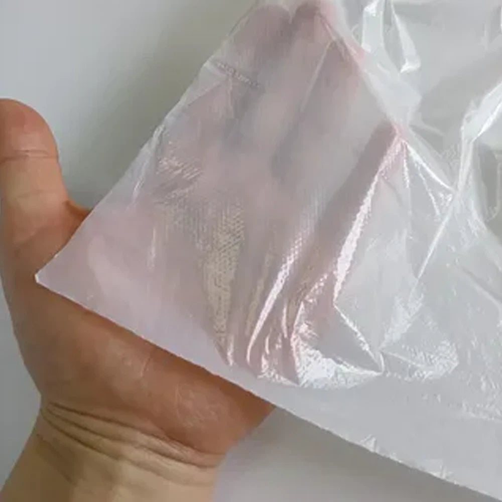 3000 x White HDPE Counter Bags for Meat Storage Freezing - All Sizes