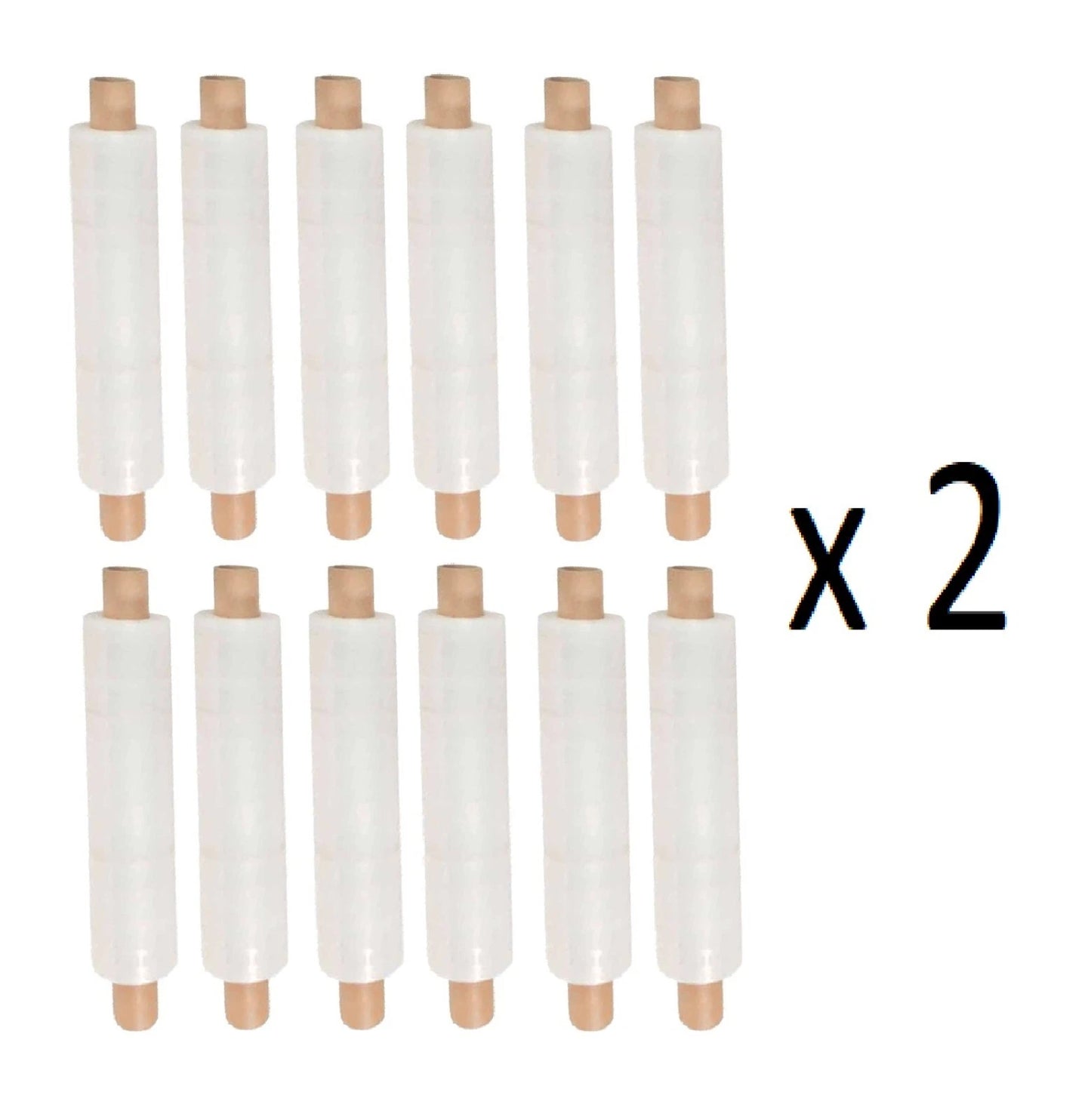 Pallet Stretch Shrink Wrap Clear Cling Wrapping Film Extended 400mm x 600m 9mu