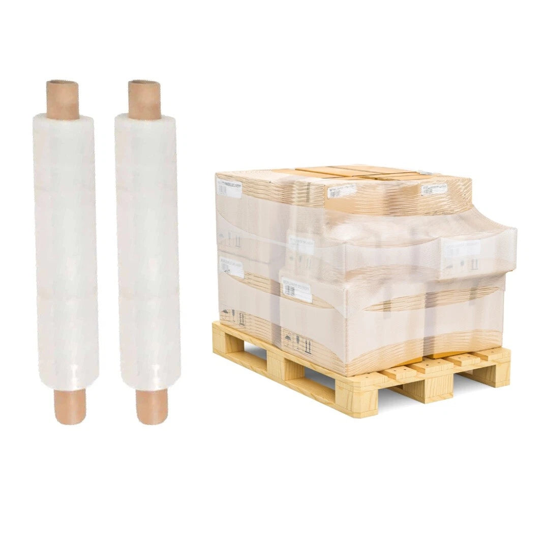 Pallet Stretch Shrink Wrap Clear Cling Wrapping Film Extended 400mm x 200m 23mu