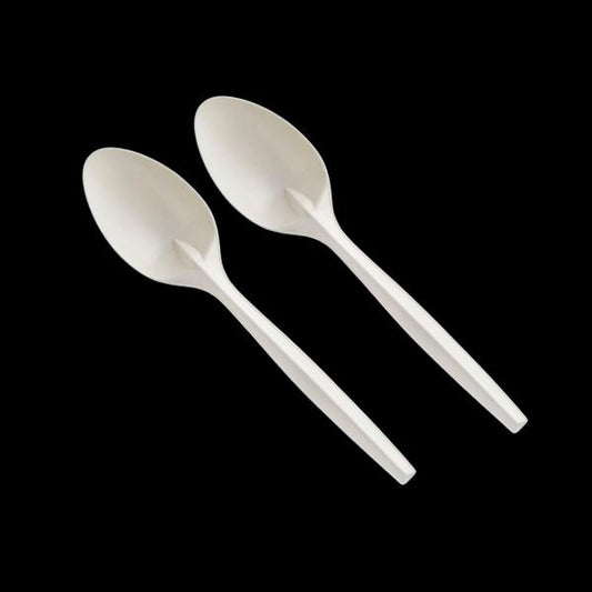 Bagasse Cornstarch Dessert Spoons