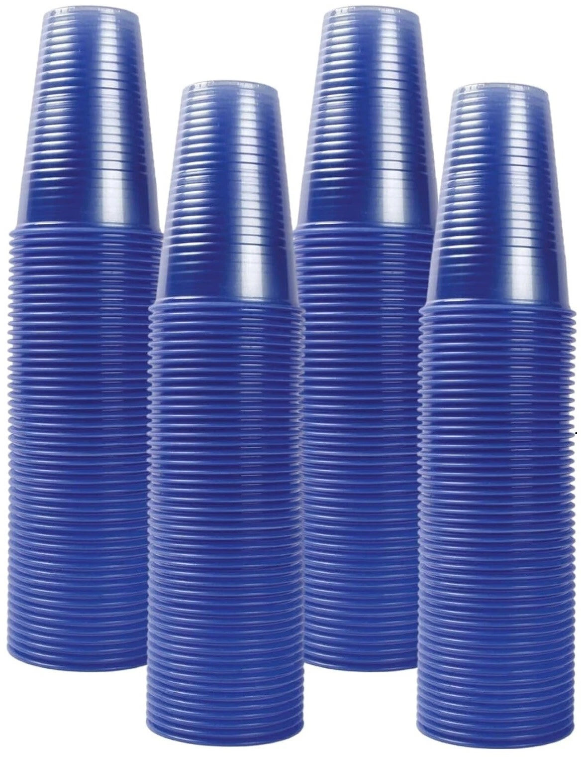 Reusable Plastic Cups Blue Vending Water Drinking Parties Catering Weddings 7oz