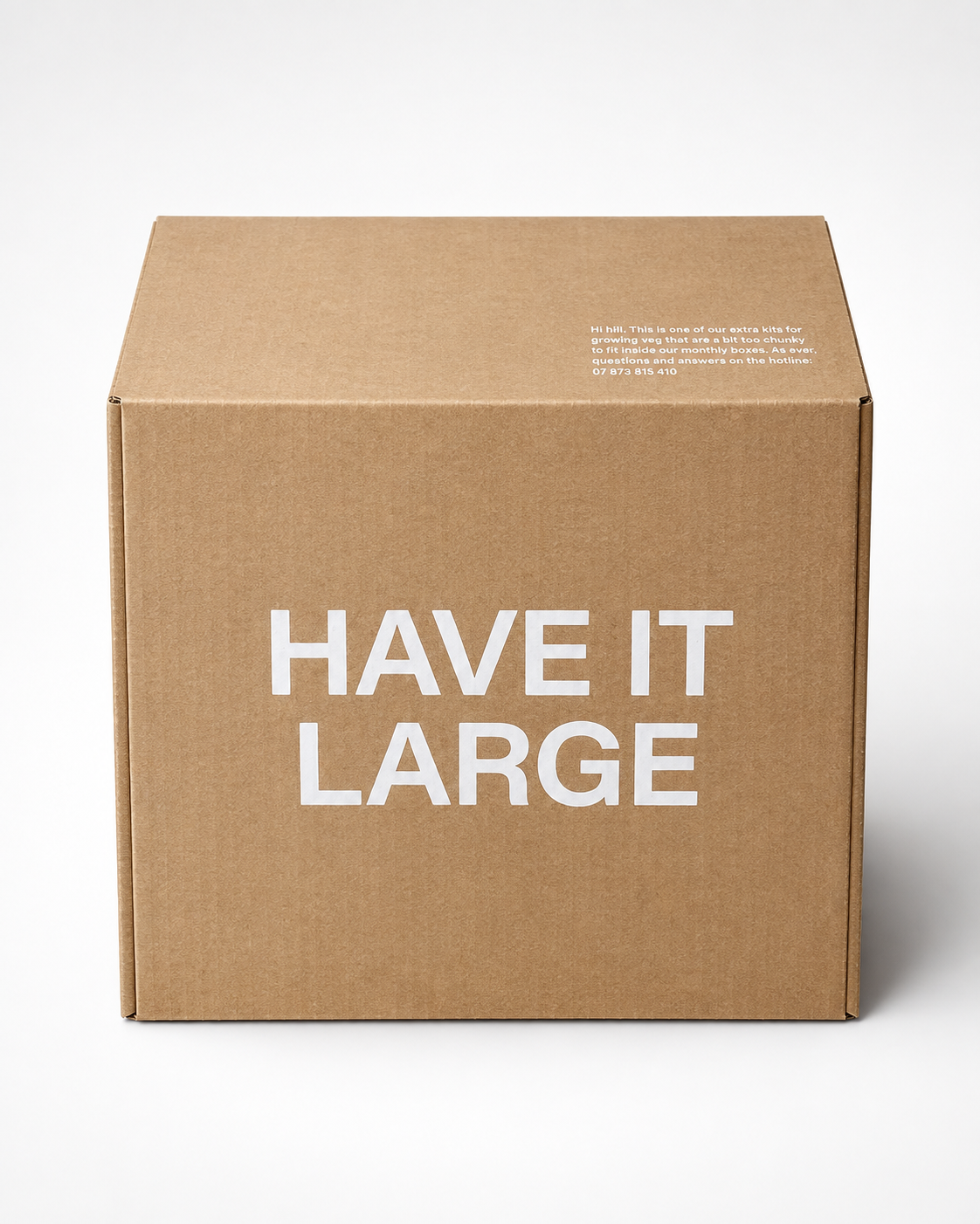 Big Veg Printed - Cardboard Boxes 12.01 x 10 x 10 Inch