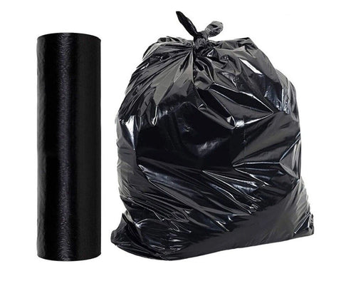 1 x Bin Liner Bags Black Rubbish Refuse Sacks 20 Bags per Roll 18" x 39" x 34"