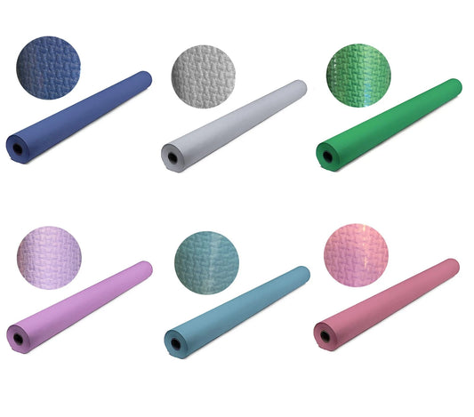 Embossed Paper Banquet Roll Disposable Banqueting Table Cover Cloths - 8m x 1.2m