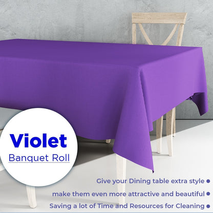 Assorted Paper Banquet Roll Banqueting Table Cloth - 7m x 1.14m