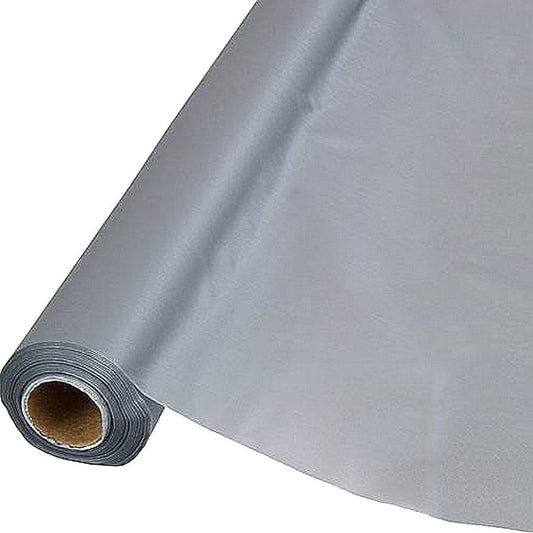 Venuscello Banquet Roll 25M x 1.14M | Metallic Silver Paper Banqueting Roll for Wedding Buffet Dinner Home Large Disposable Table Paper Cloth Covers